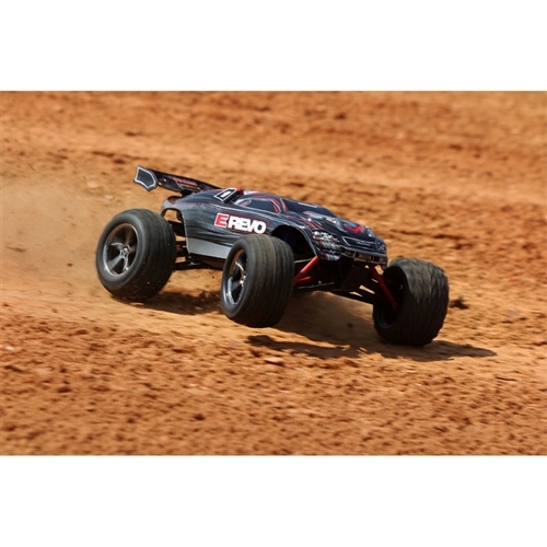 Traxxas 1/16 E-Revo Brushed 4WD RTR RC Monster Truck w/ID Battery & Quick Charger