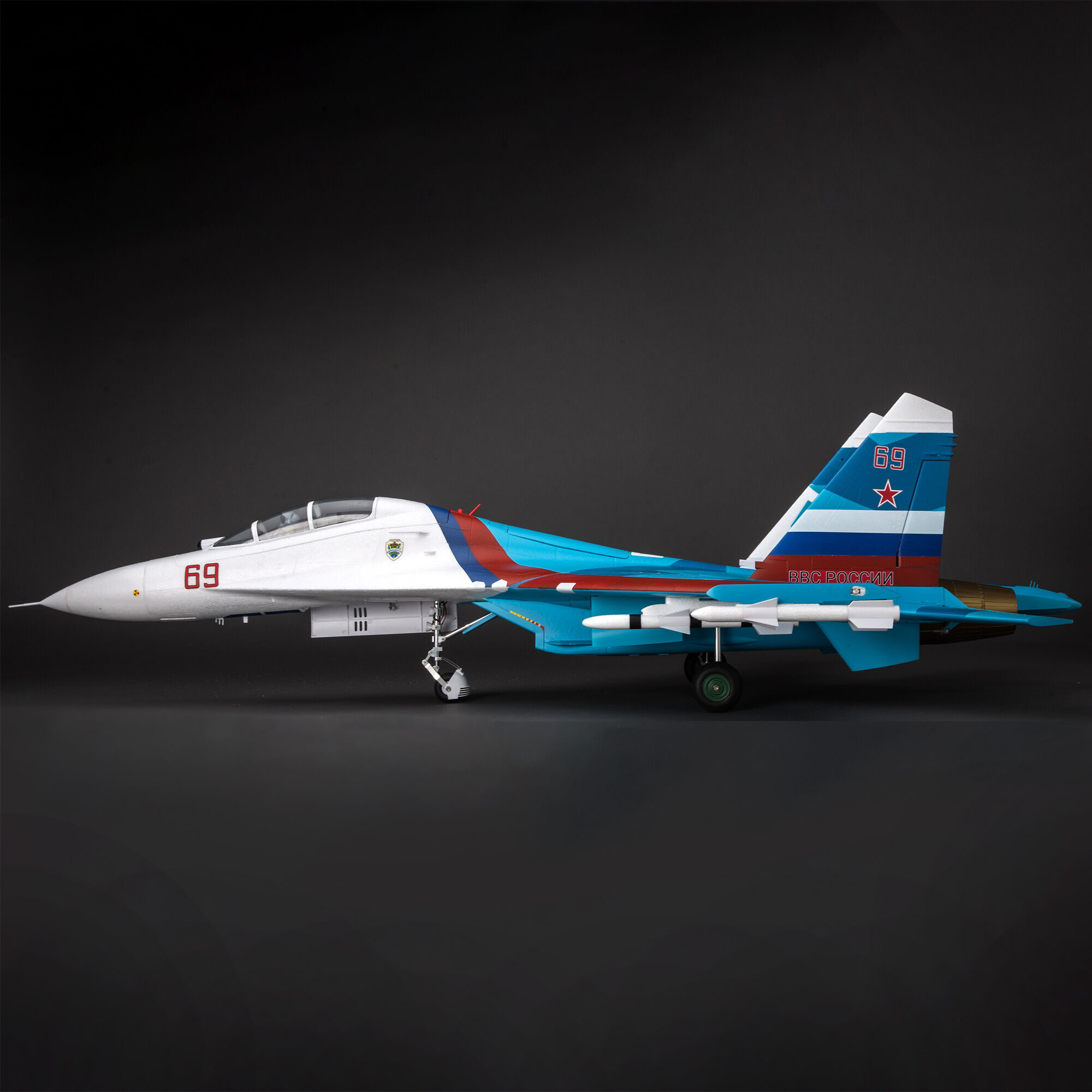 SU-30 Twin 70mm EDF BNF Basic with AS3X and SAFE Select, 1100mm