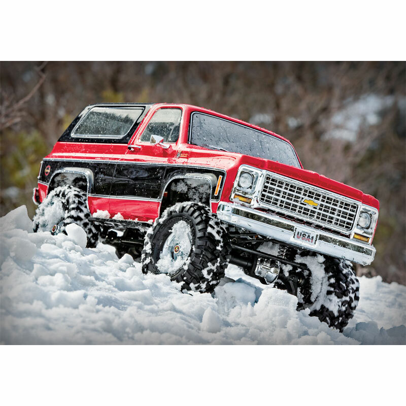 Traxxas TRX-4 Chevy K5 Blazer RC 4x4 Rock Crawler RTR w/3S LiPo COMBO