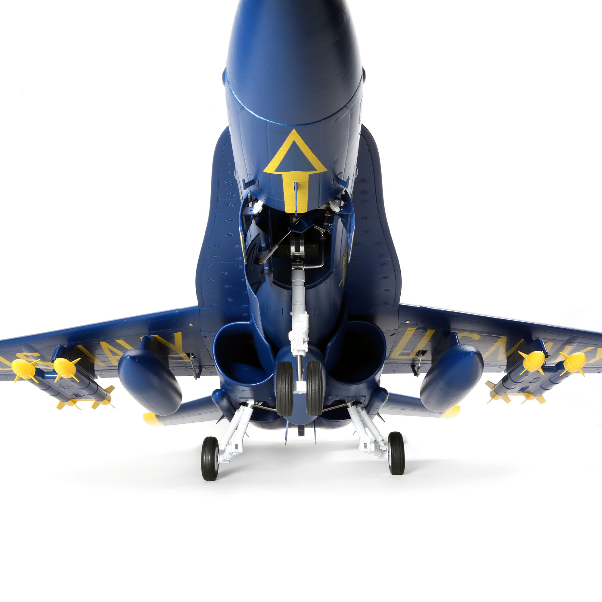 F-18 Blue Angels 80mm EDF Jet BNF Basic with AS3X and SAFE Select, 980mm