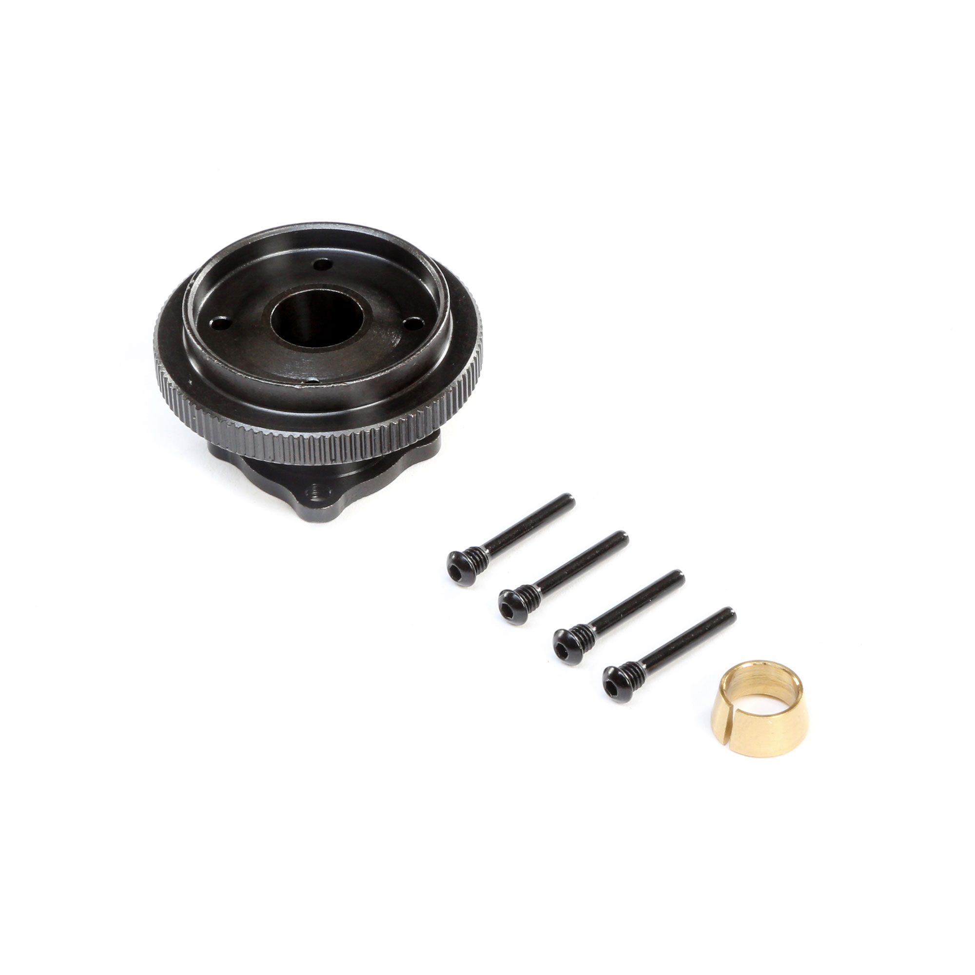 Team Losi Racing Flywheel & Collet Steel 4 Shoe: 8IGHT-X