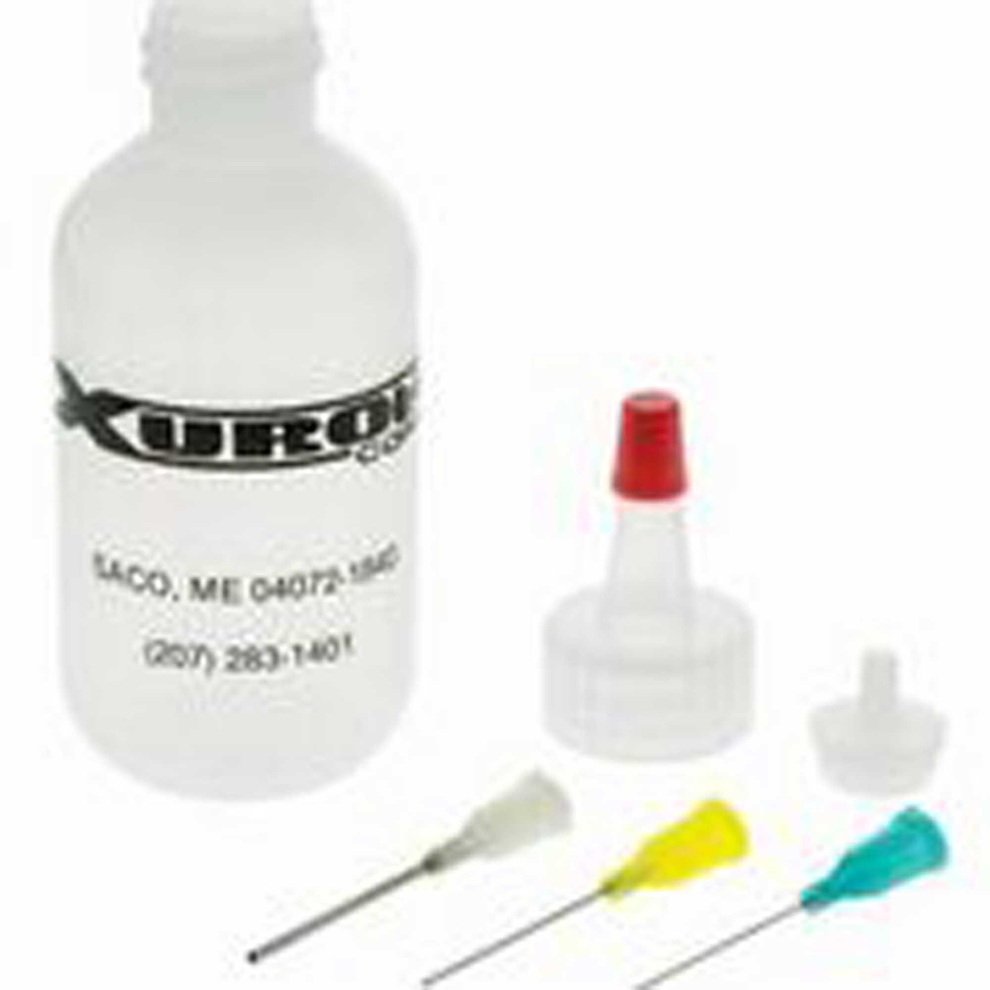 Xuron 2oz dispensing bottle w .010 .020 .040 needles
