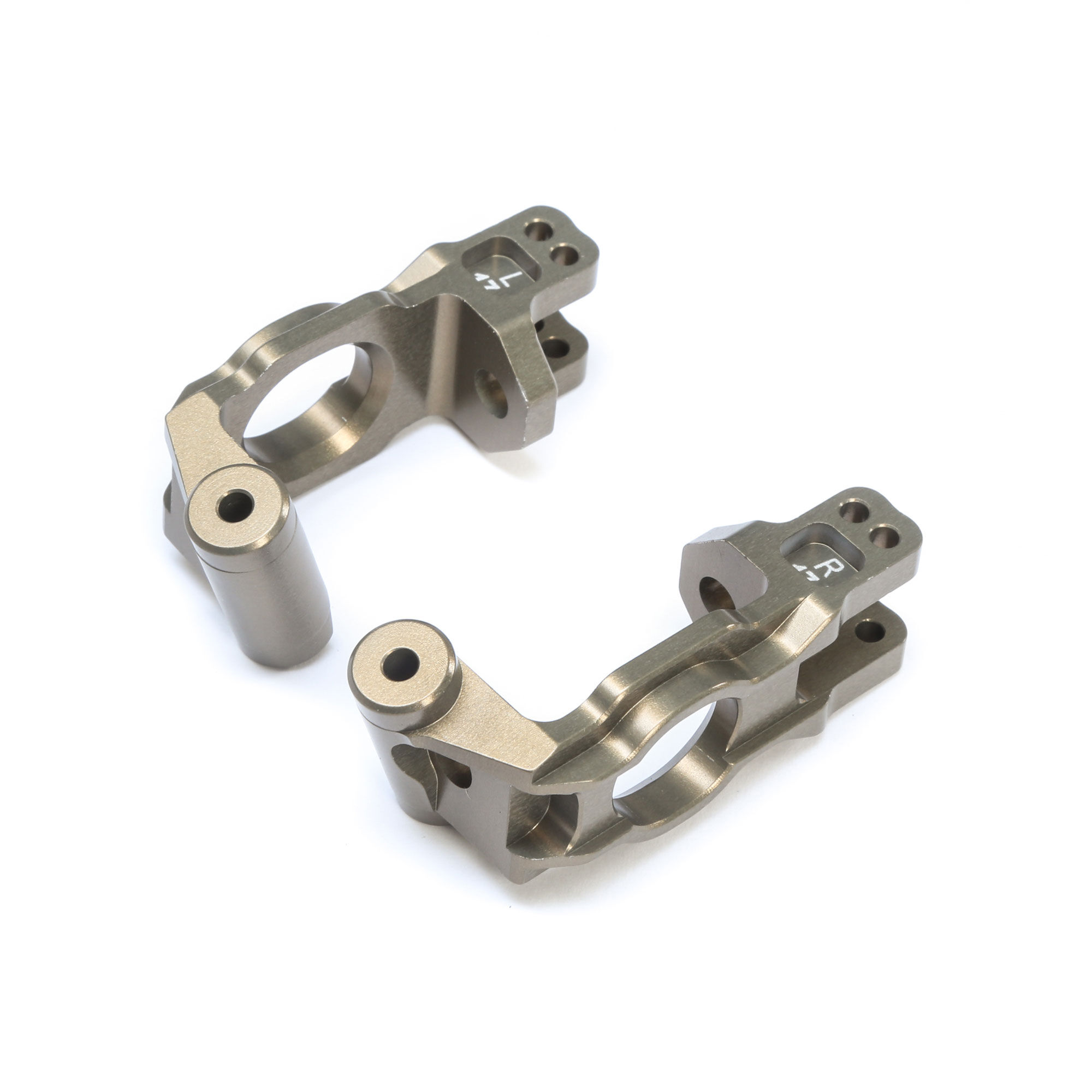 Team Losi Racing Aluminum Spindle Carrier Set 17.5: 8X