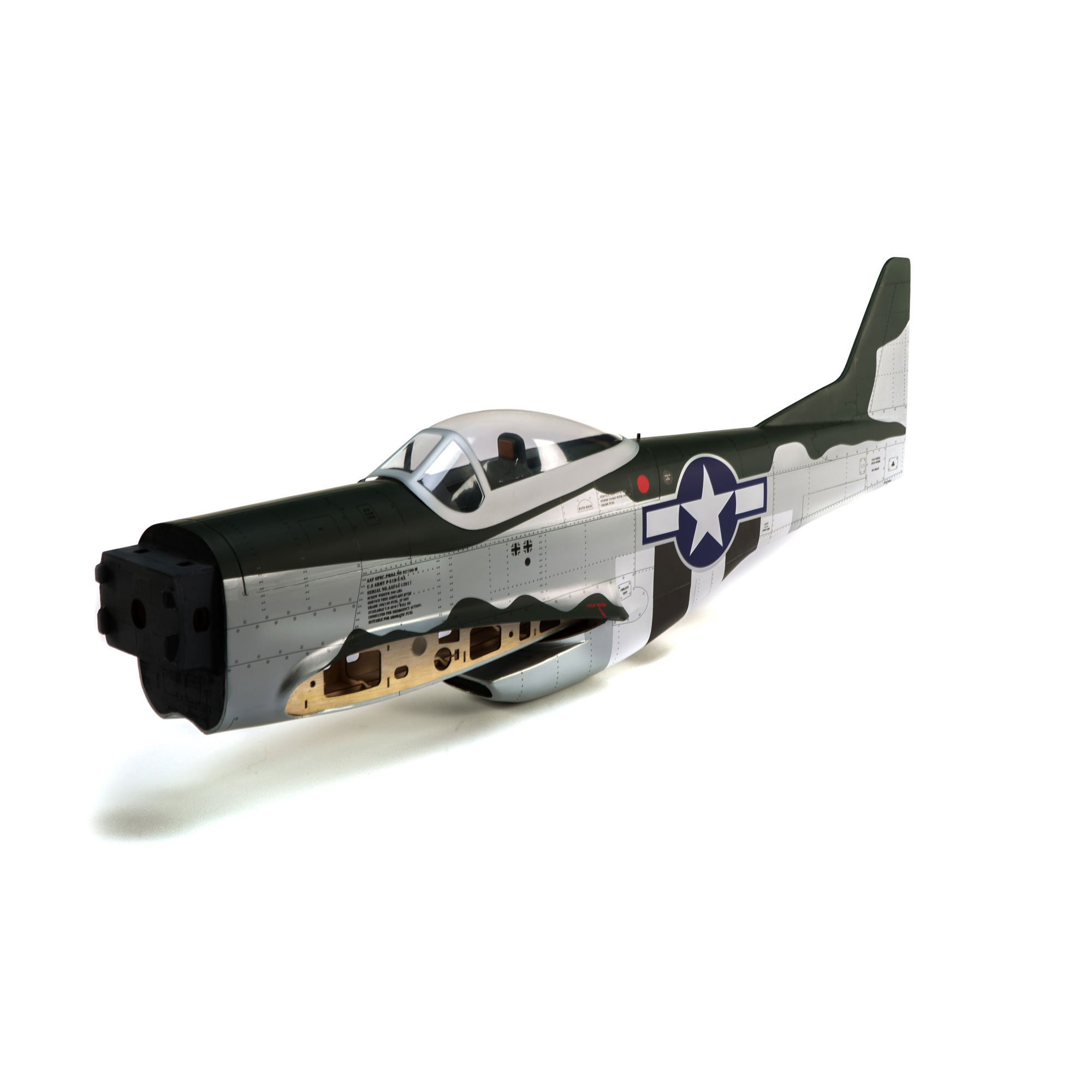 Hangar 9 Fuselage with Hatch: P-51D Mustang 20cc
