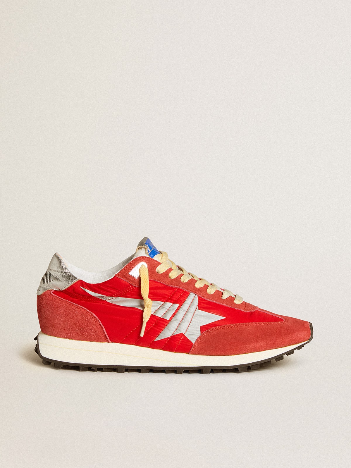 Men's Marathon with red nylon upper and silver star