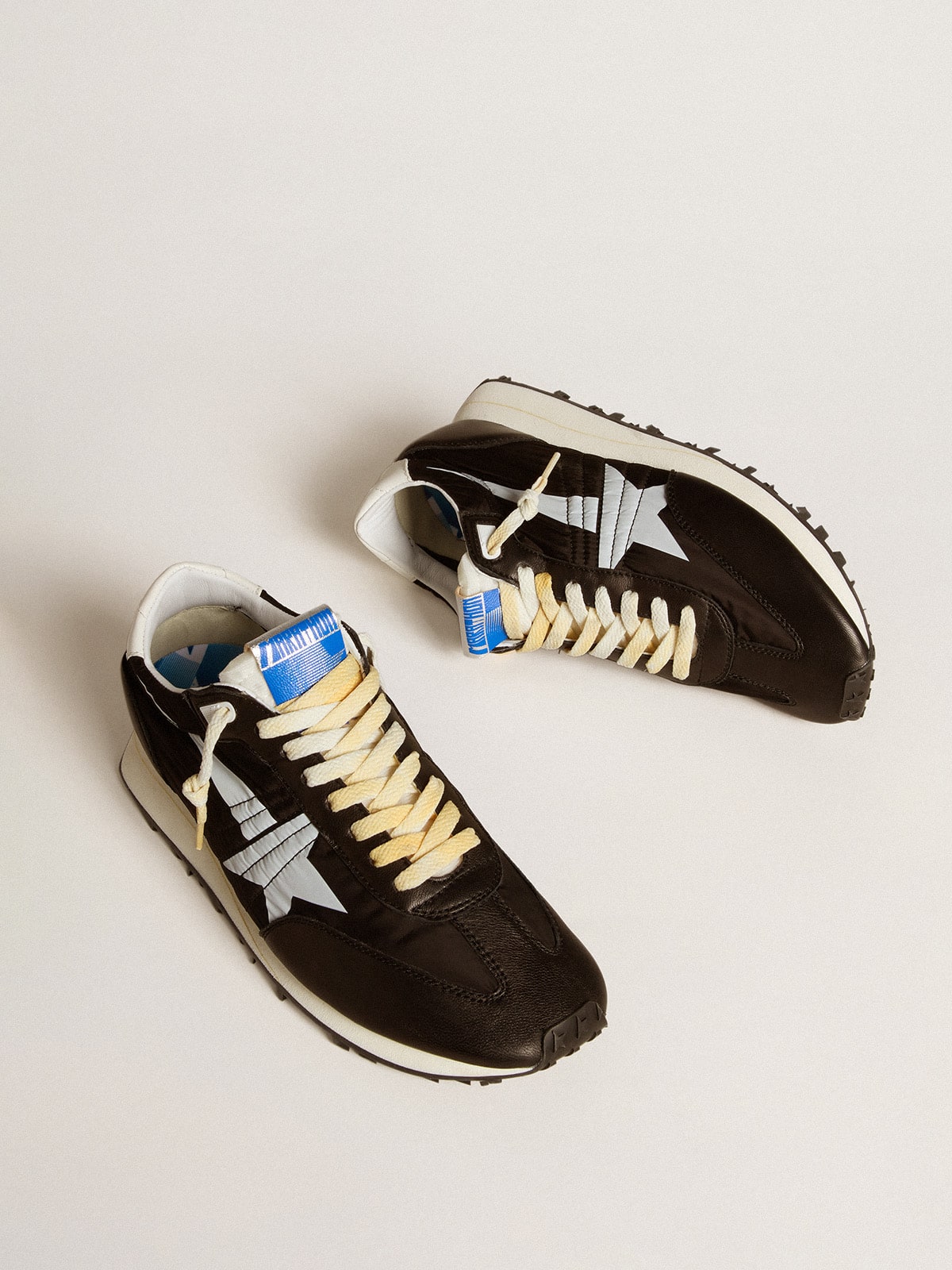 Men's Marathon with black nylon upper and white star