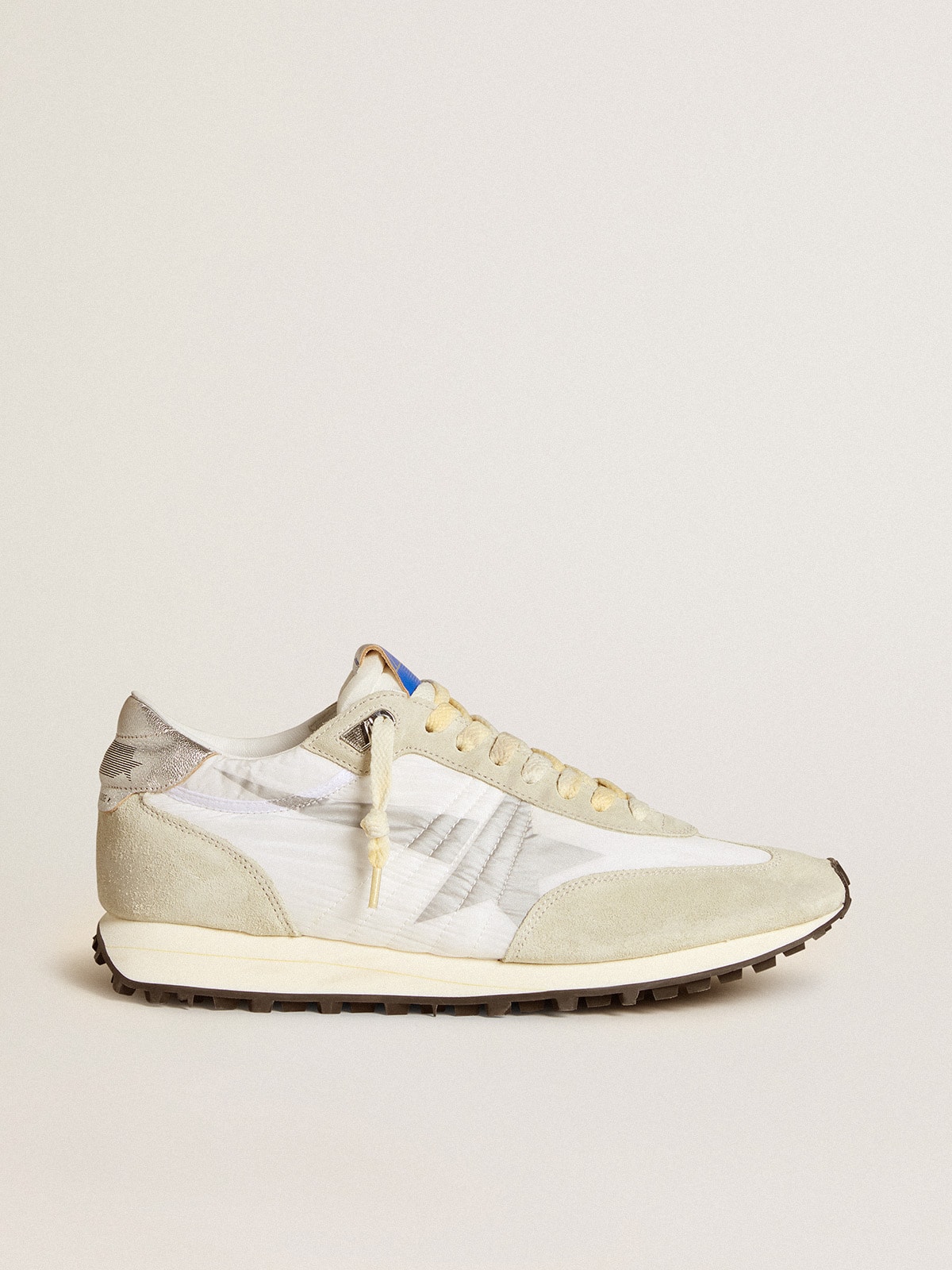 Men's Marathon with white nylon upper and silver star