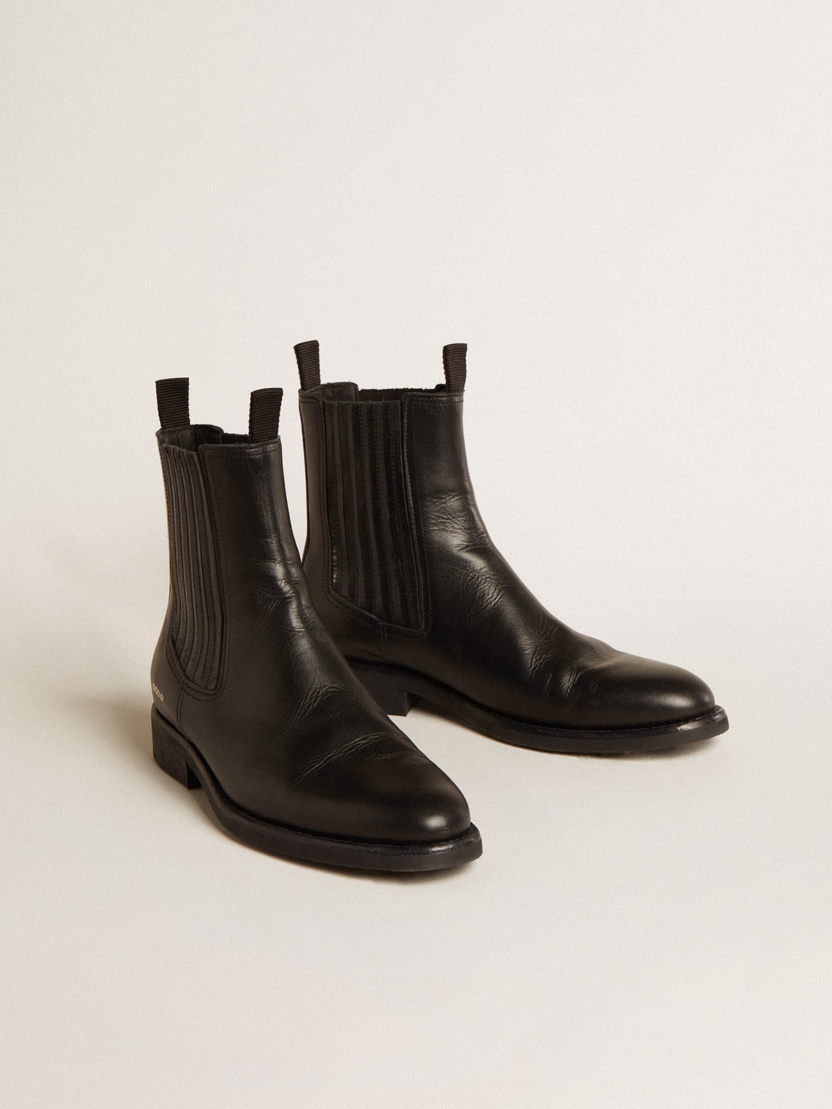 Men's Chelsea boots in black leather
