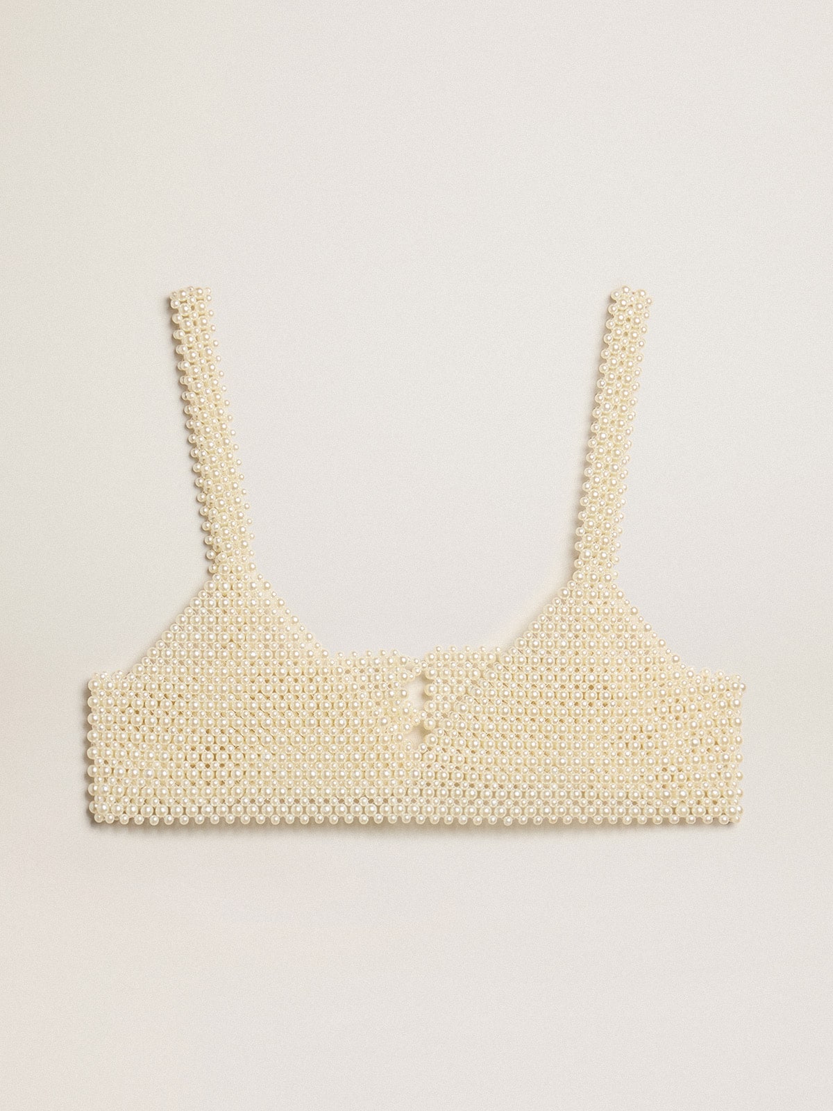 Women's string of pearls top