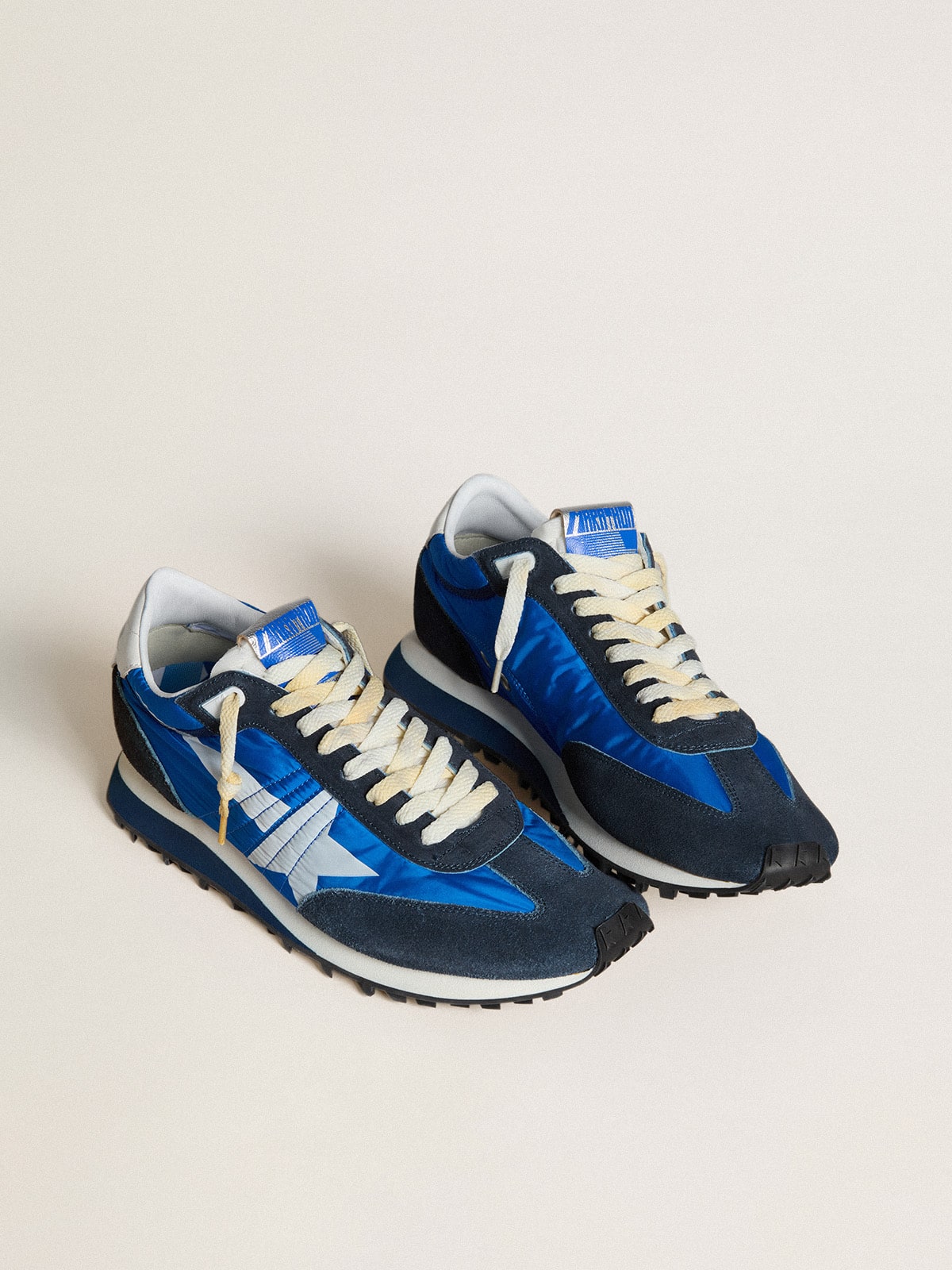 Men's Marathon with blue nylon upper and white star