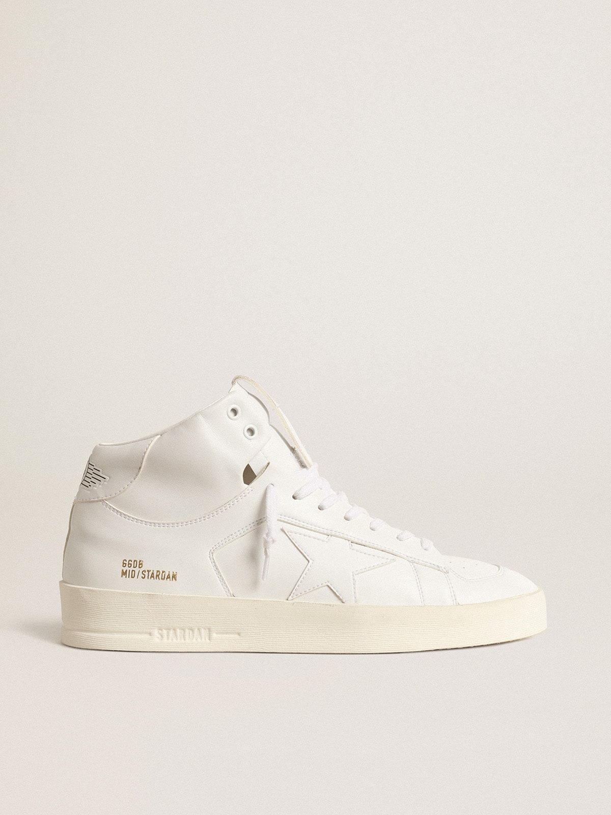 Men's bio-based Mid-Stardan with white star and heel tab