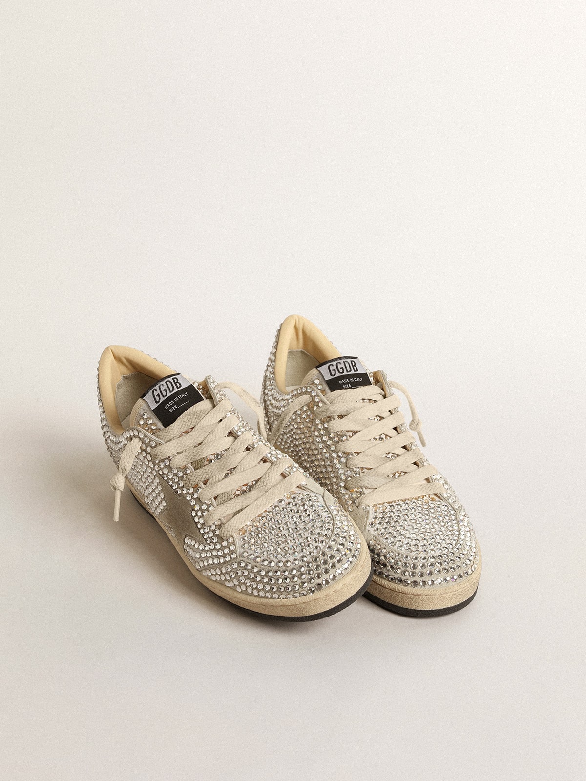 Women's Ball Star LTD with Swarovski crystals and gray suede star