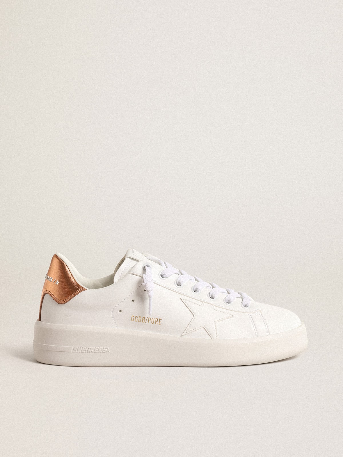 Women's bio-based Purestar with bronze metallic leather heel tab