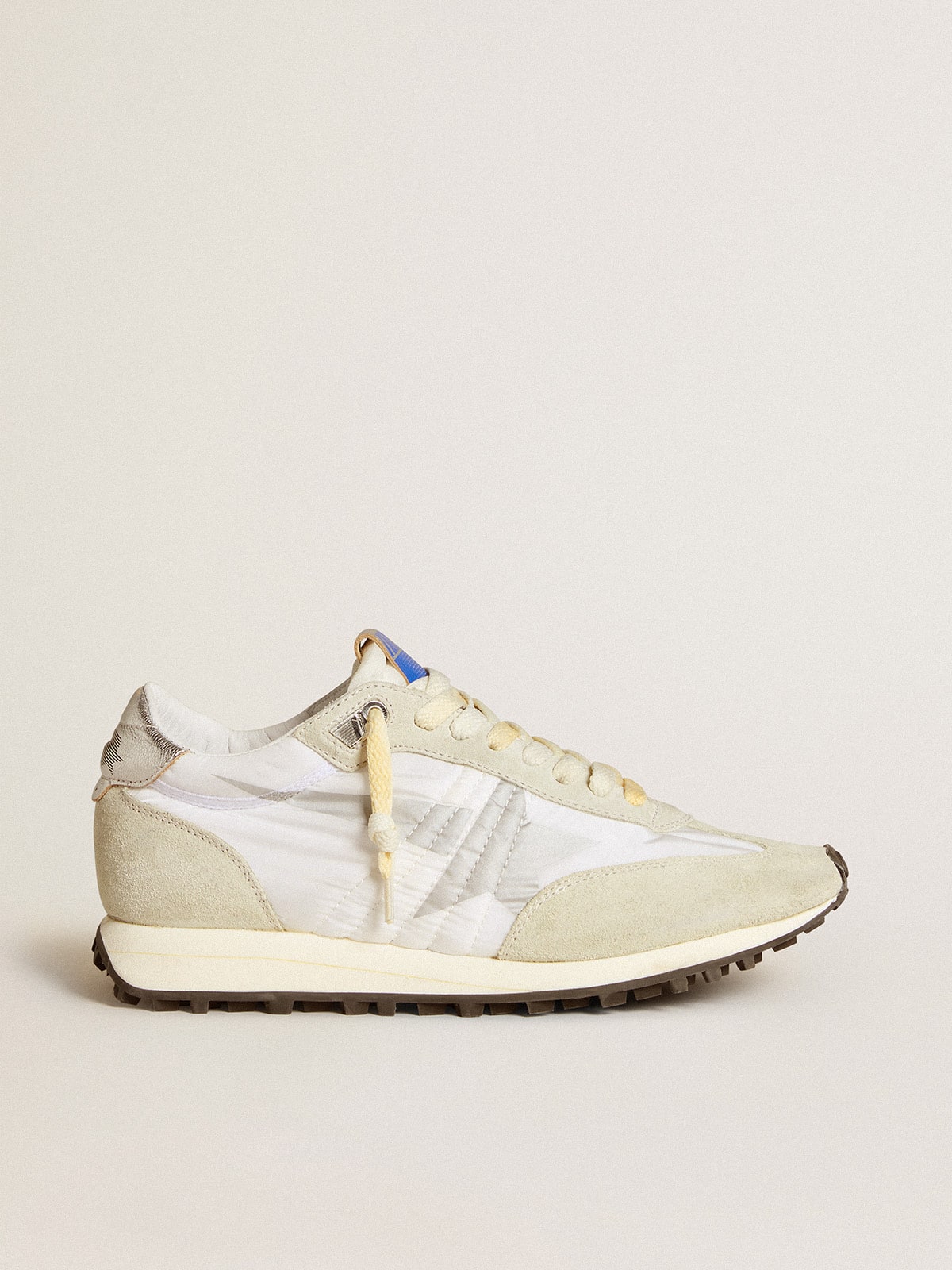 Women's Marathon with white nylon upper and silver star
