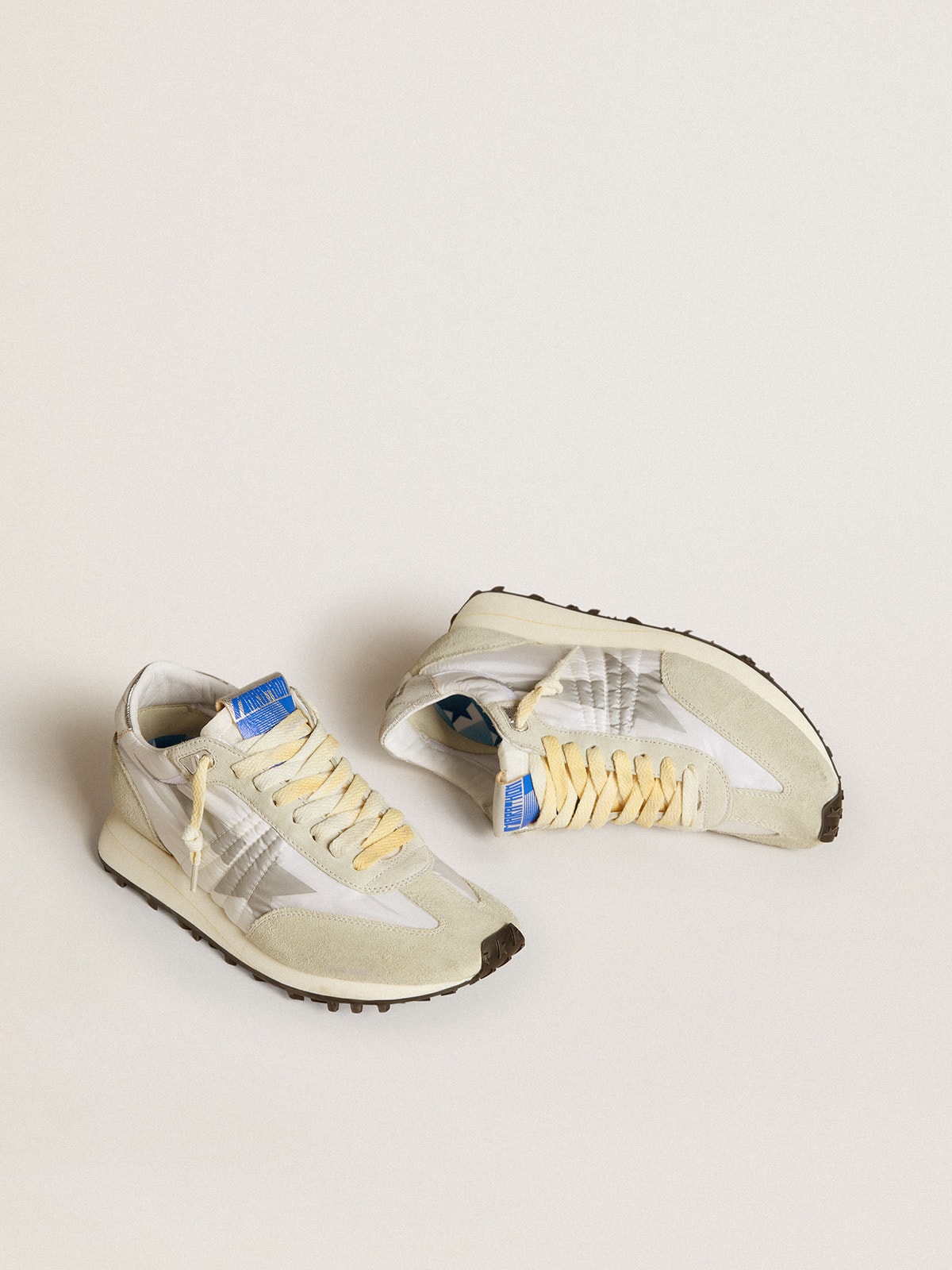 Women's Marathon with white nylon upper and silver star
