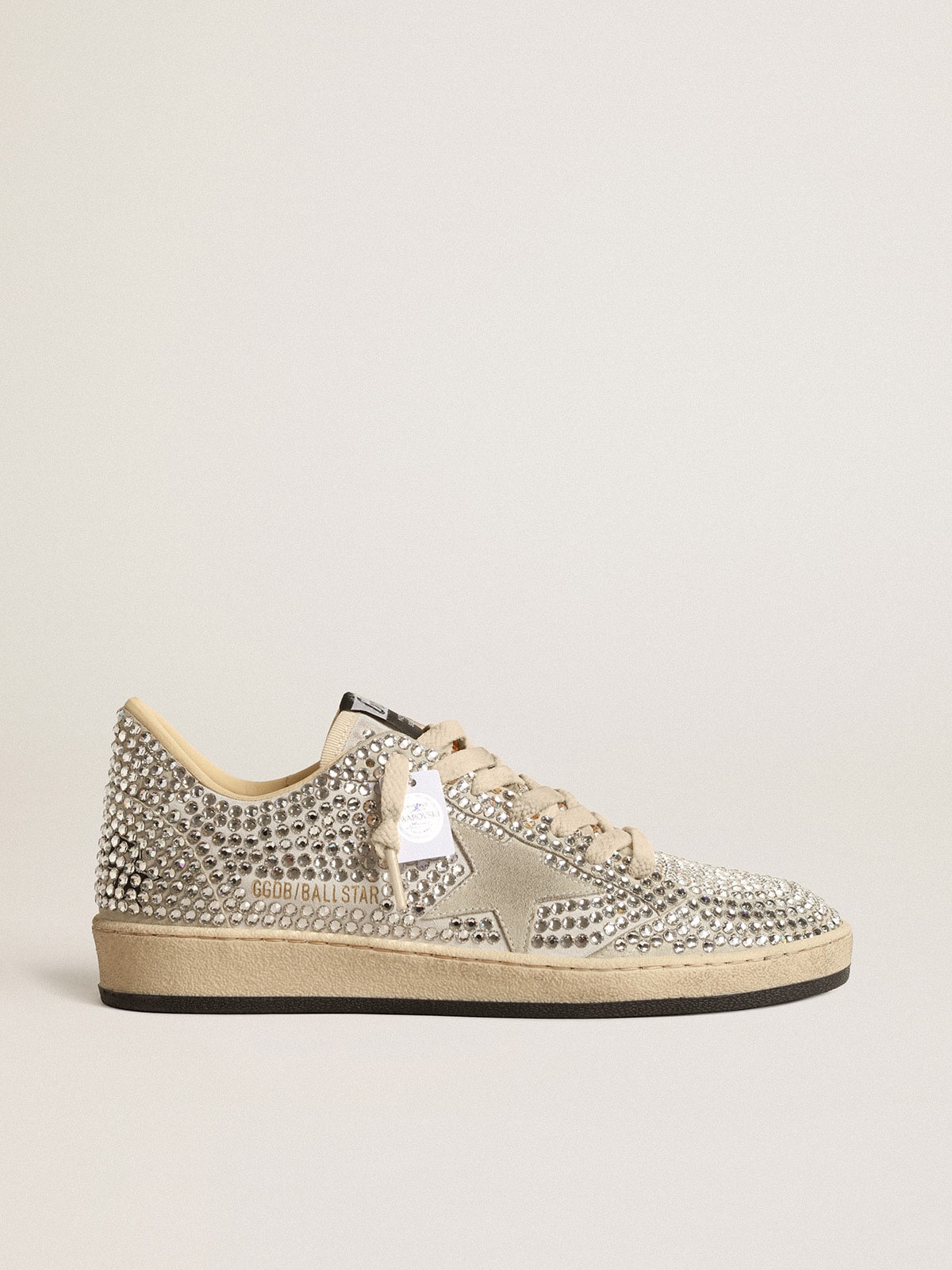 Women's Ball Star LTD with Swarovski crystals and gray suede star