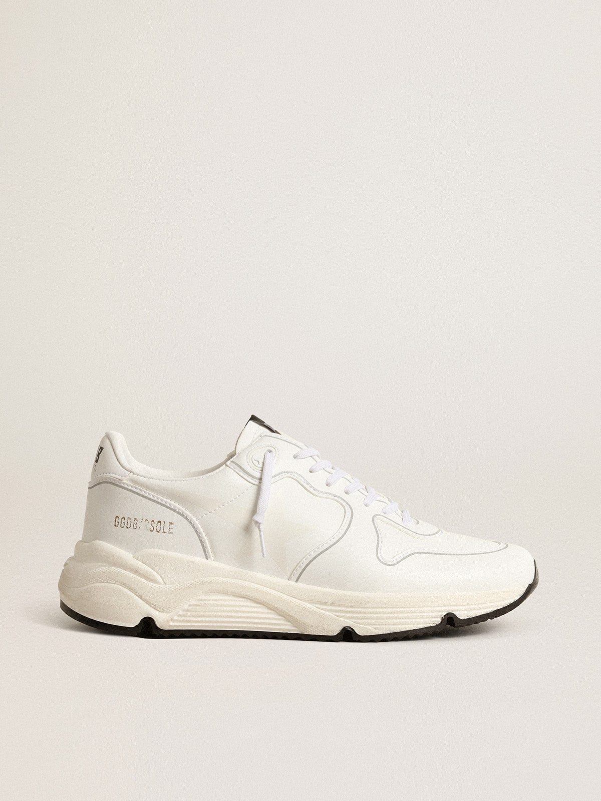 Men's bio-based Running Sole with white star and heel tab