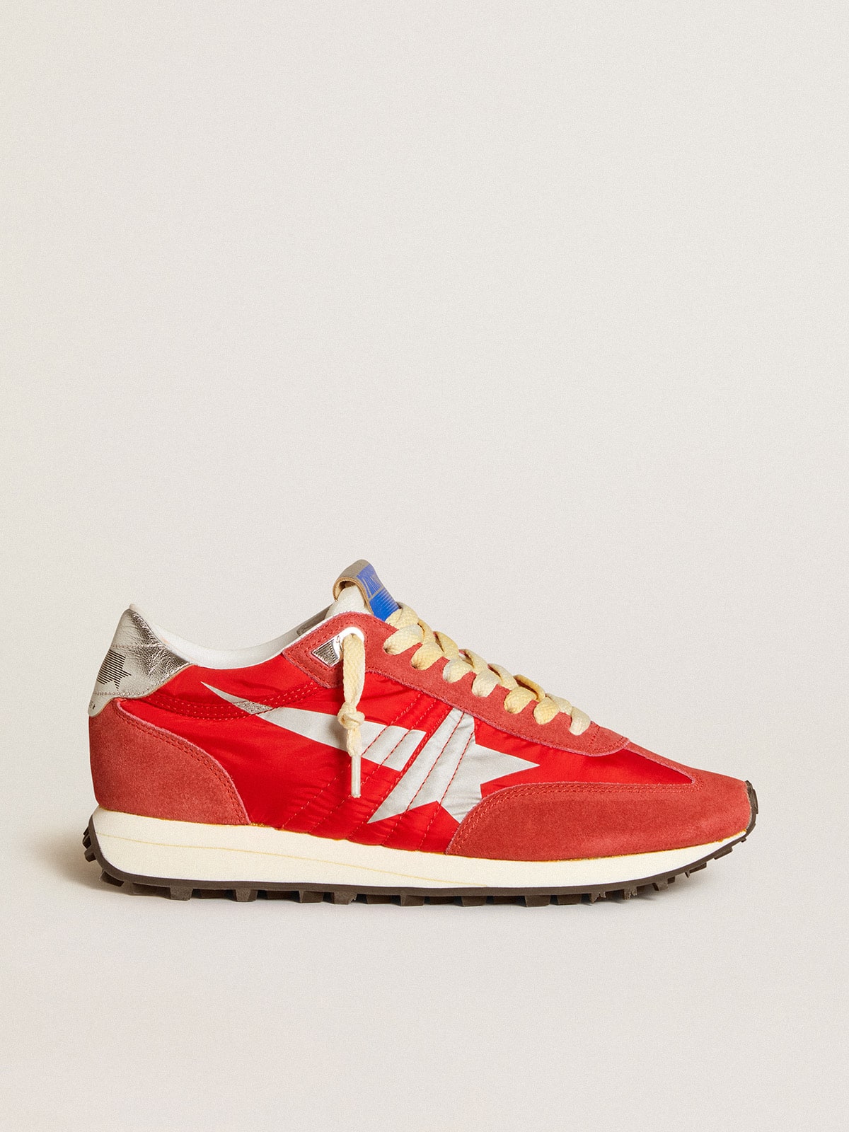 Women's Marathon with red nylon upper and silver star