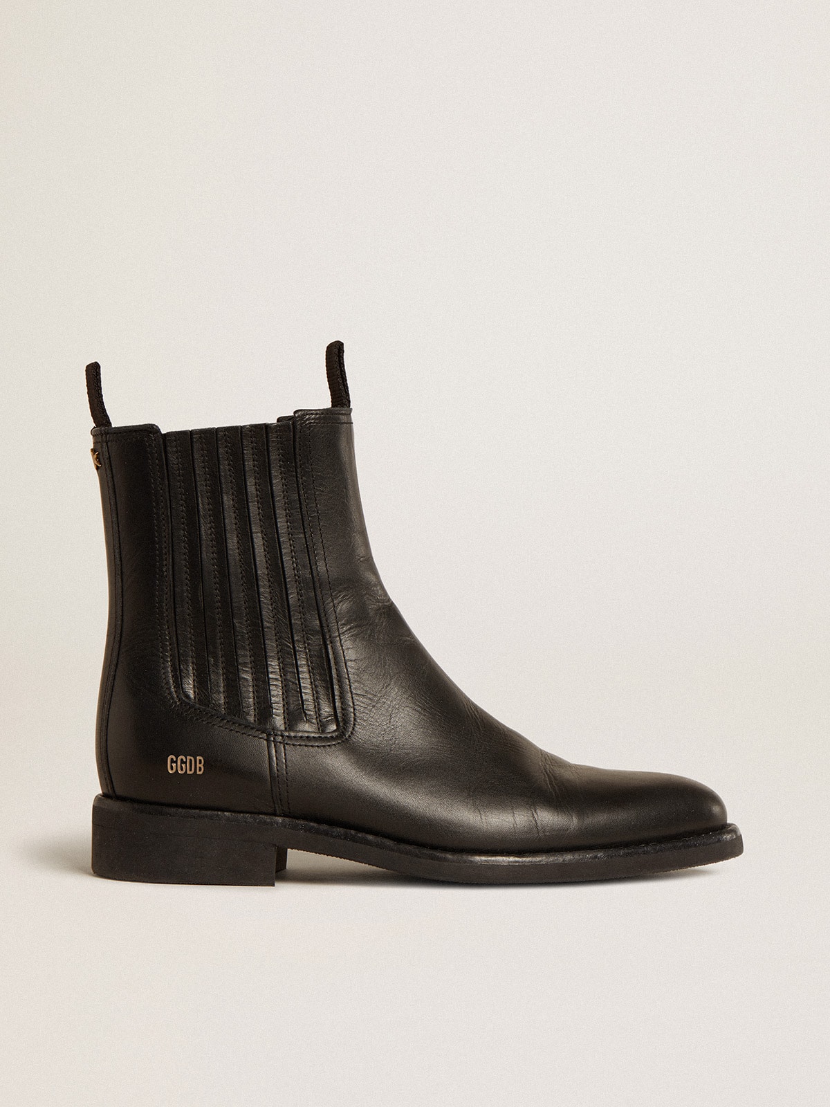 Men's Chelsea boots in black leather