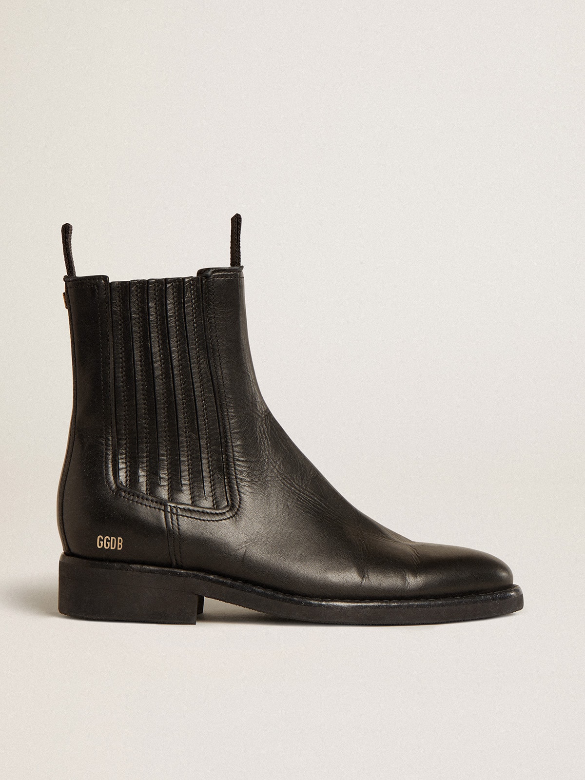 Women's Chelsea boots in black leather