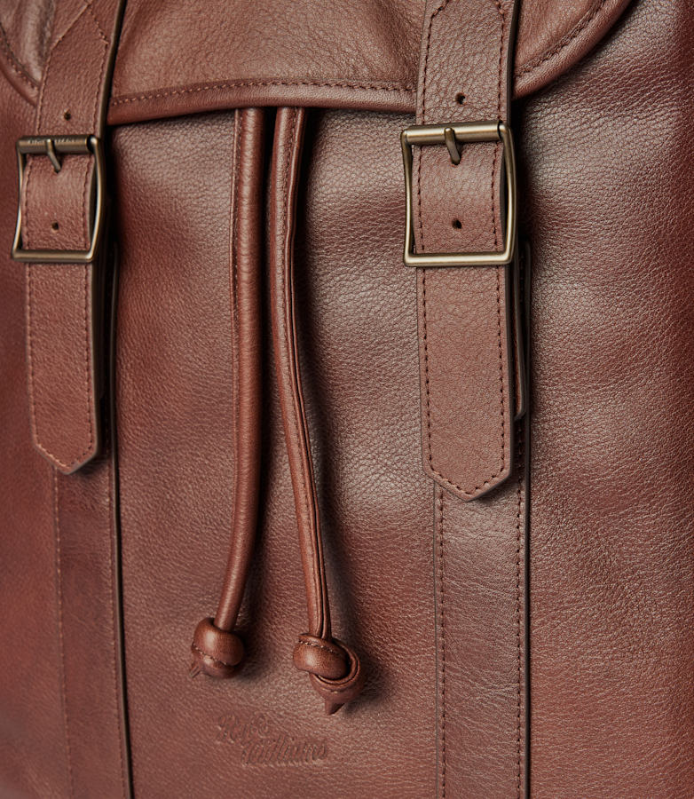 Leather Overland backpack