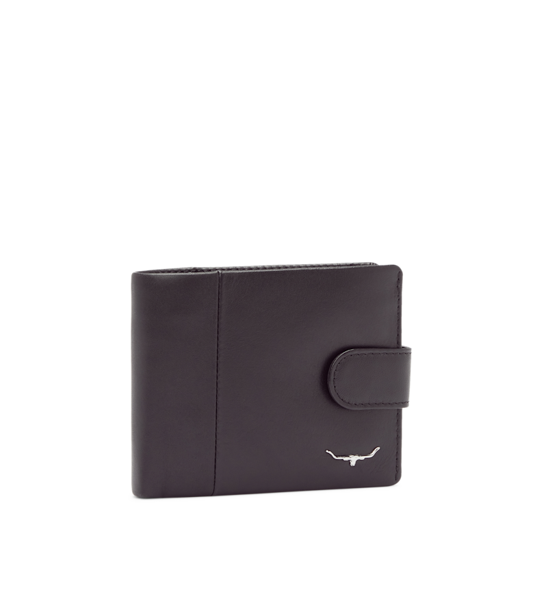Wallet with coin pocket & tab