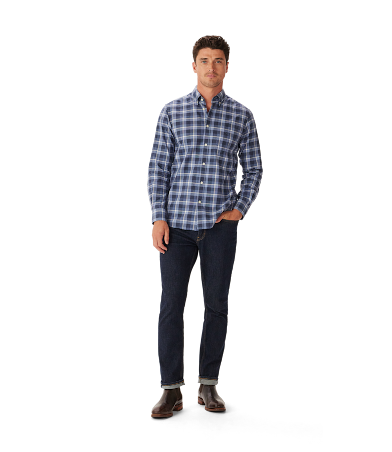Regular oxford check BDC shirt