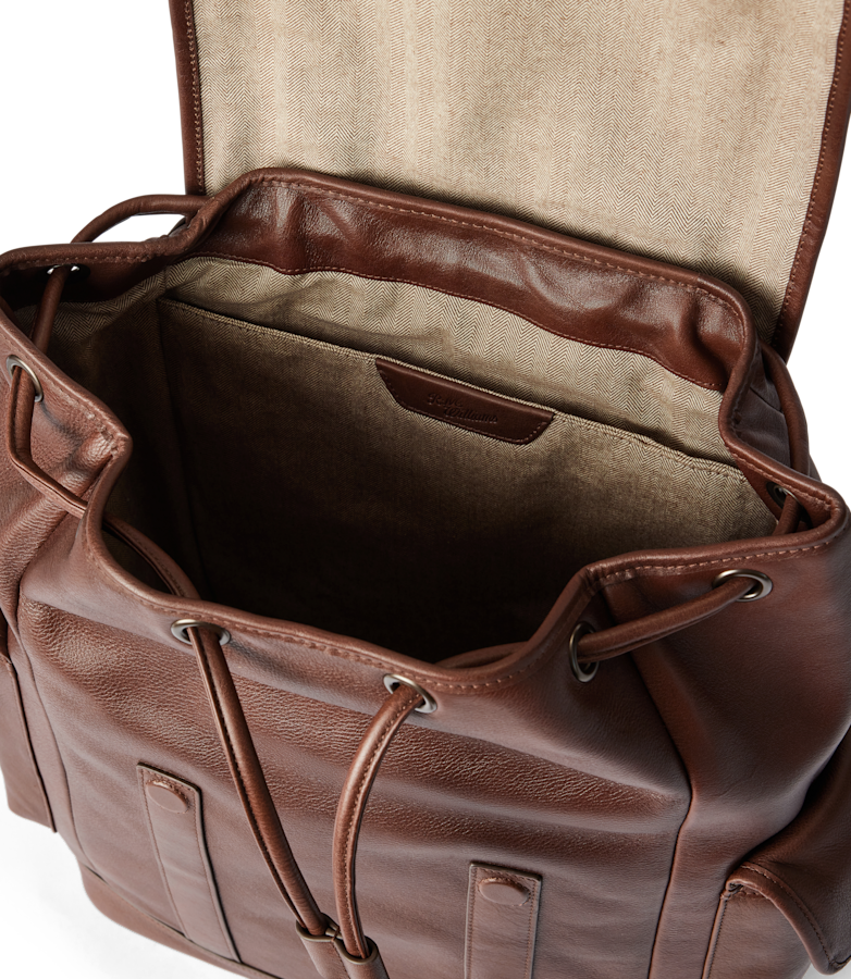 Leather Overland backpack