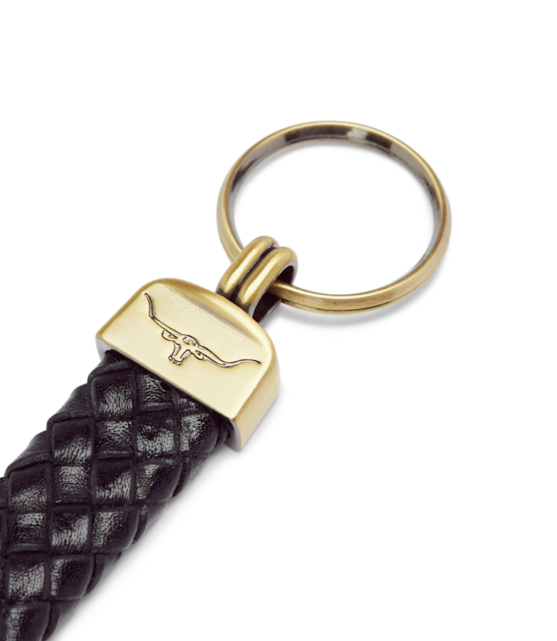 Plaited key ring