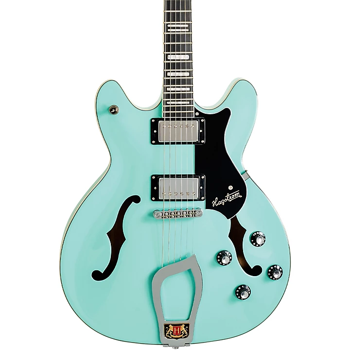 Viking Limited Edition Semi Hollow Electric Guitar Aged Sky Blue