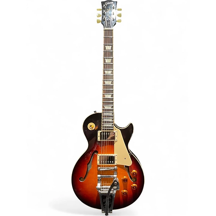 Used Gibson ES Les Paul BOURBON BURST Hollow Body Electric Guitar