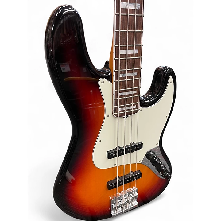 Used Fender American Ultra Jazz Bass ultra burst Electric Bass Guitar