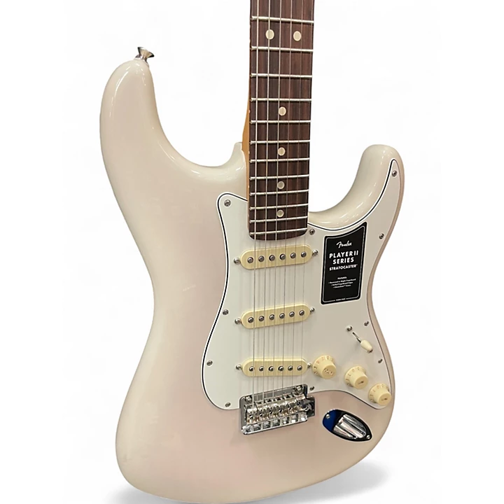 Used Fender Player Stratocaster White Solid Body Electric Guitar