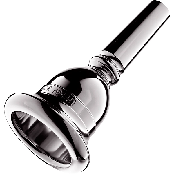 Classic F Series European Shank Tuba Mouthpiece in Silver 32F