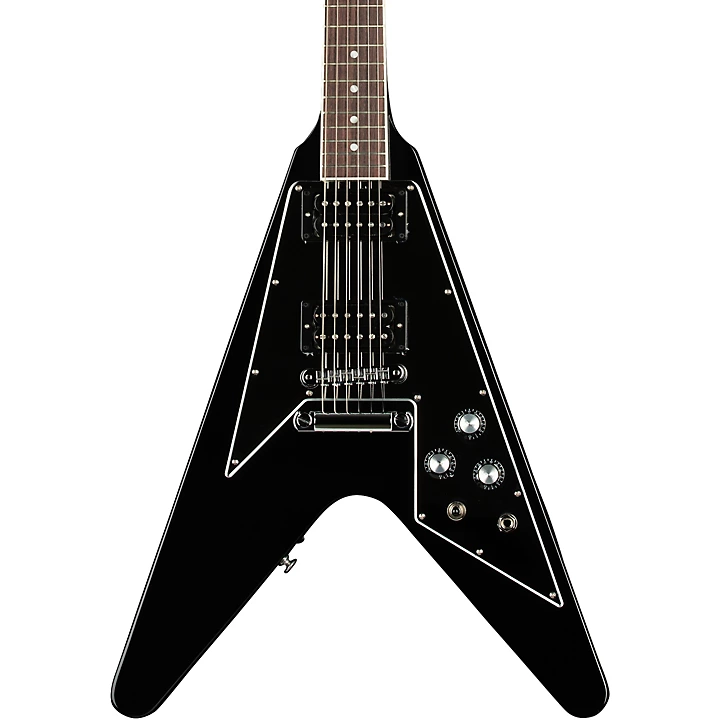 Gibson 70s Flying V Mirror Limited Edition Electric Guitar Level 2 Ebony