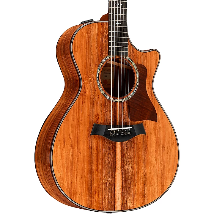 722ce Koa Grand Concert Acoustic Electric Guitar Natural