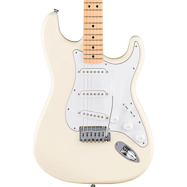 Standard Stratocaster Maple Fingerboard Electric Guitar Olympic White