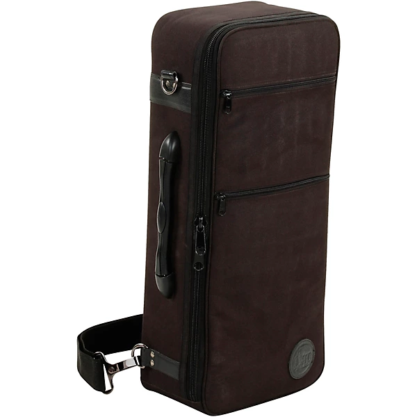 Compact Double Trumpet Gig Bag Synthetic with Leather Trim
