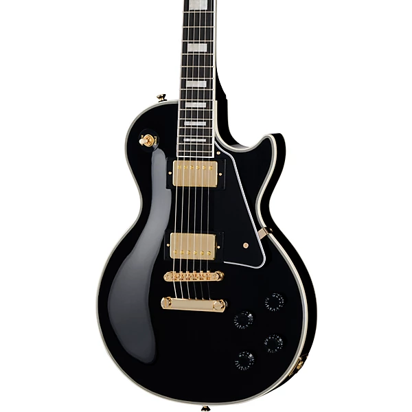 Les Paul Custom Electric Guitar Ebony