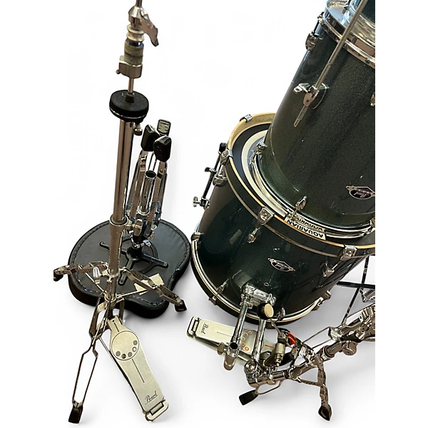 Pearl Used Pearl 4 Piece Export Aqua Blue Drum Kit.gc