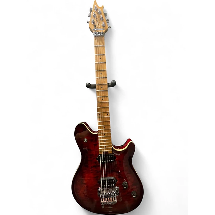 EVH Used EVH Wolfgang Special QM Trans Red Solid Body Electric Guitar.gc