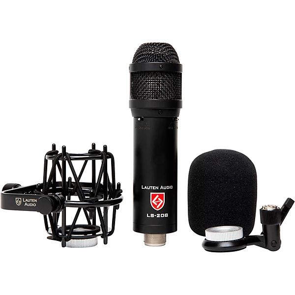 LS 208 Front Address Large diaphragm Condenser Microphone Black