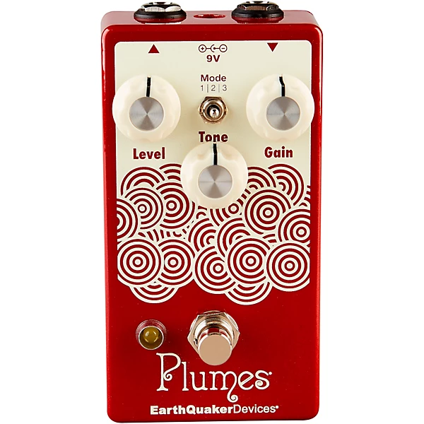 Plumes Small Signal Shredder Overdrive Effects Pedal Cherry Bomb