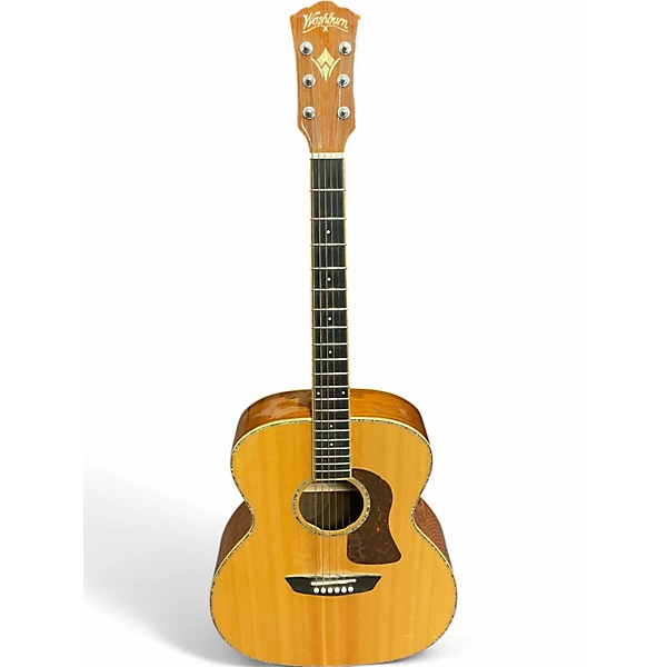 Used Washburn HG75SEG O Natural Acoustic Guitar