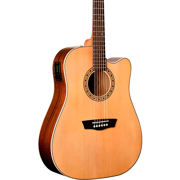 Harvest Series D7SCE Acoustic Electric Guitar Gloss Natural