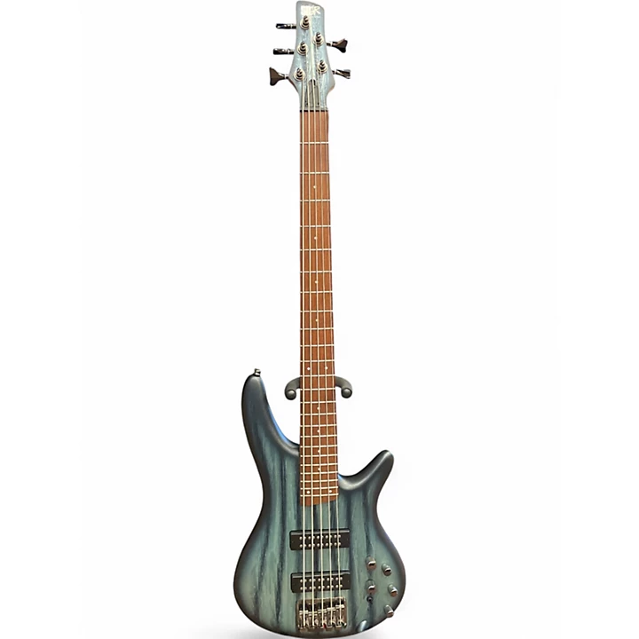 Ibanez Used Ibanez SR305 5 String Blue Electric Bass Guitar