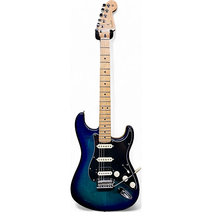 Used Fender Player Stratocaster HSS Blue Solid Body Electric Guitar
