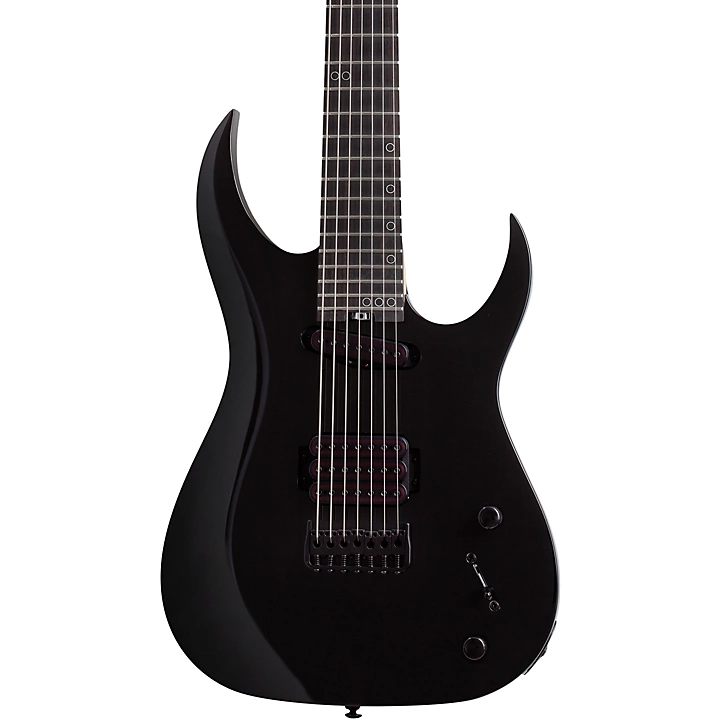 Sunset 7 String Triad Electric Guitar Gloss Black