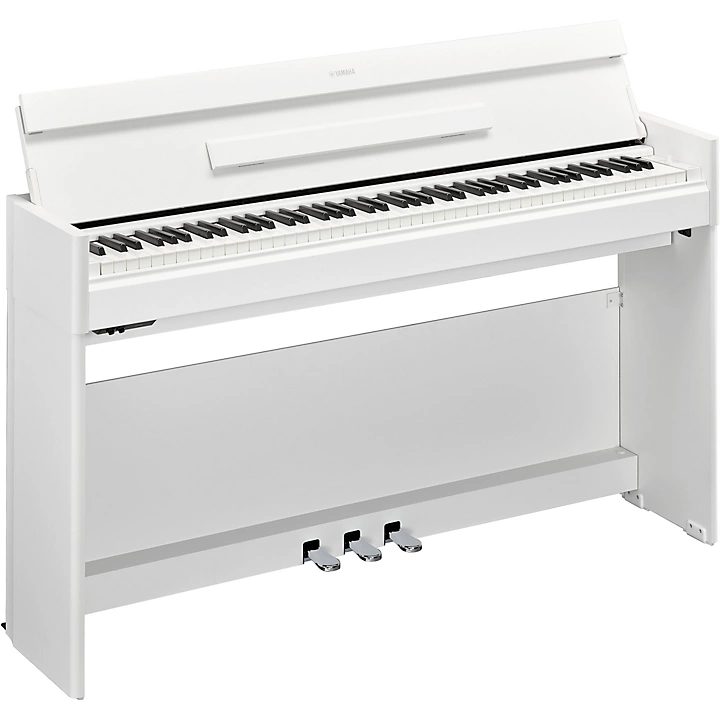 Arius YDP S55 Console Digital Piano White Walnut