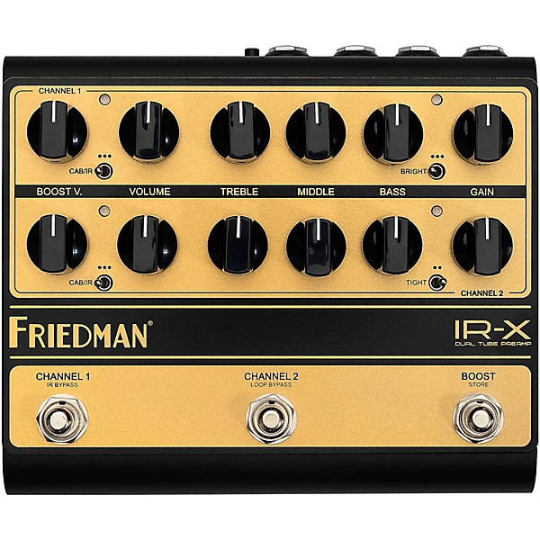 Friedman IR X Dual Tube Preamp DIIR Dual Channel
